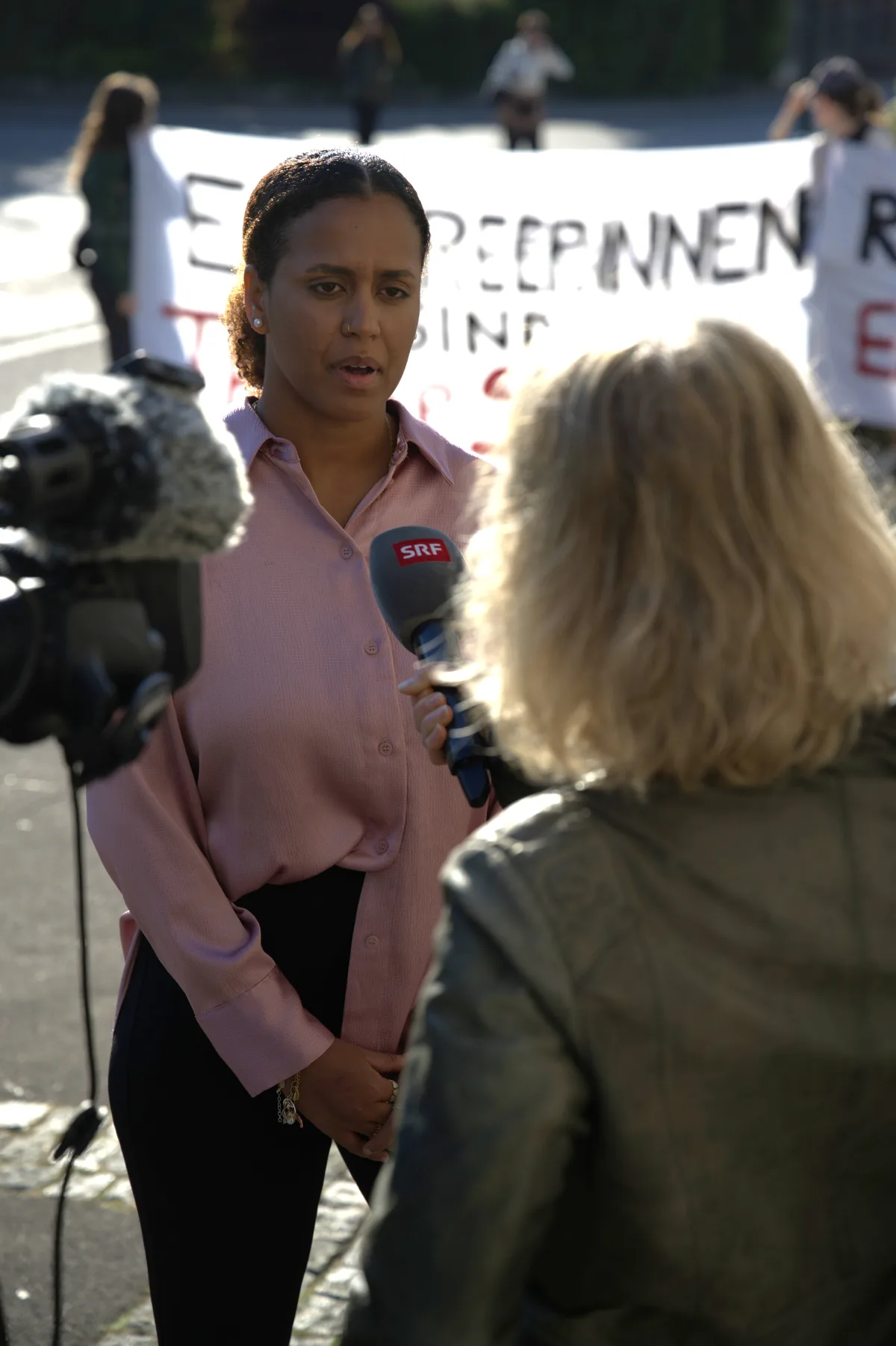 Bereits vor dem Prozess wurden Interviews geführt. Gerichtsprozess gegen Patrick Walder als ehemaligen Präsidenten der SVP Kanton Zürich.